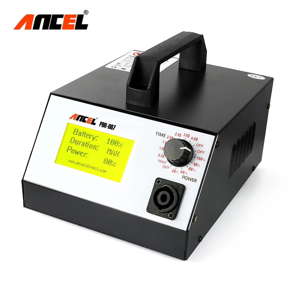 

Ancel PDR007 OBD2 Sheet Metal Dent Repair Tool Paintless Magnetic Induction Heater for Car Sheet Metal Dent Repair Device