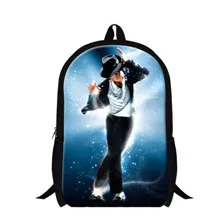 Star style Michael Jackson backpack school bag Casual Fashion backpack sports bag