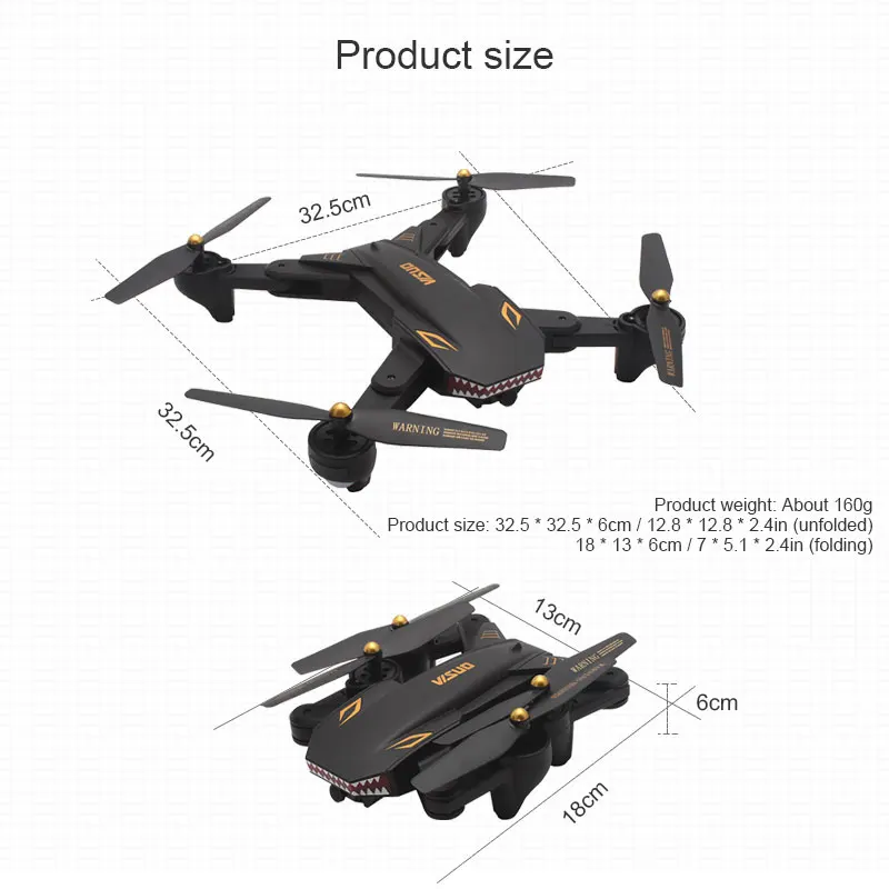 VISUO XS809S Профессиональный складной Дрон с камерой 2MP HD WiFi FPV селфи широкоугольный Радиоуправляемый квадрокоптер Вертолет игрушка для мальчика VS XS816