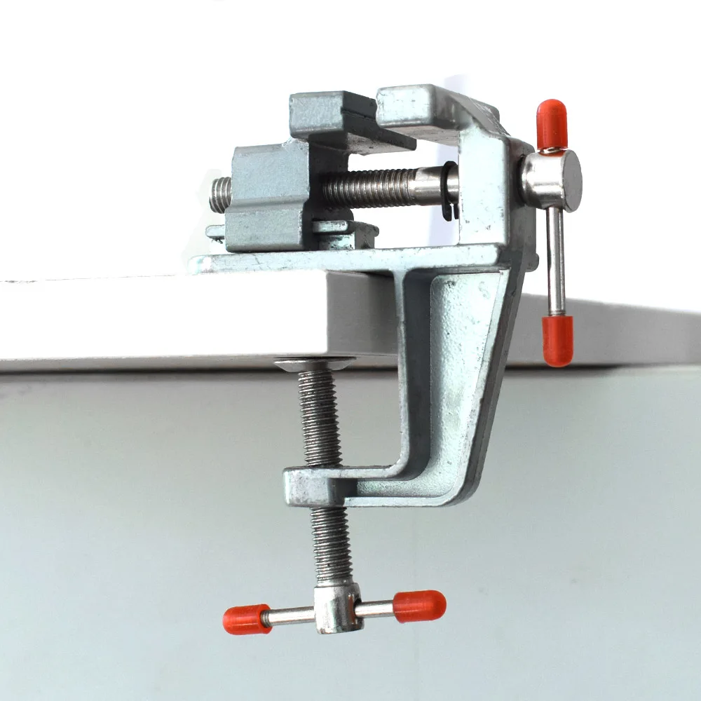 

1 PCS 30 mm Caliber Forceps Workbench Mini flat pliers Fitter tool Clip Sample table accessories Alloy light Table Vice