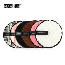 Maange макияжная салфетка для чистки лица, 6 шт., салфетки для очищения лица, плюшевые салфетки для снятия макияжа, полотенце, пуф, Apr11, Прямая поставка