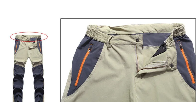Горные новые летние брюки быстросохнущие мужские брюки эластичные дышащие штаны для бега Мужская брендовая одежда SA434