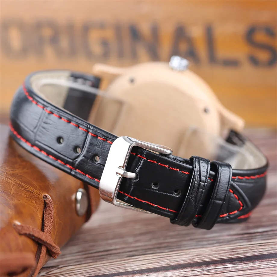 wooden bamboo watch