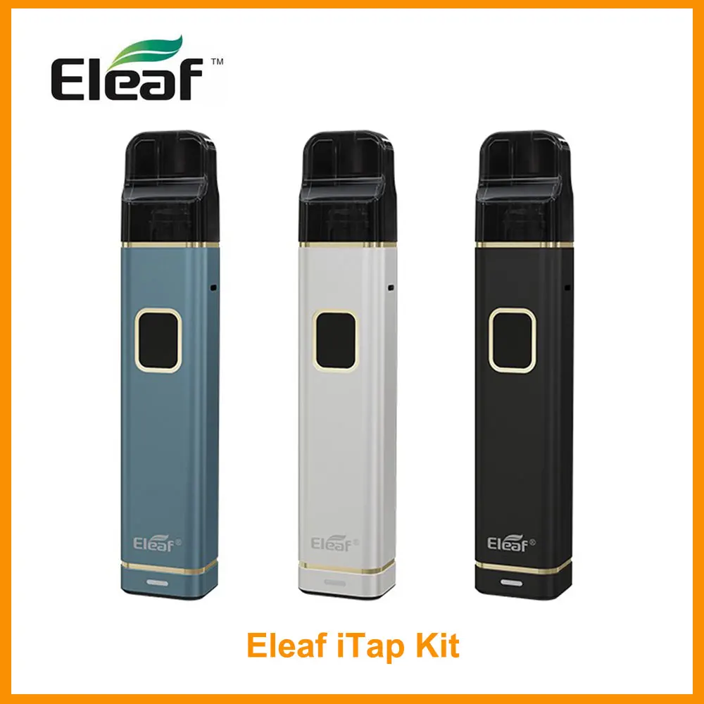 

Original Eleaf iTap Kit Built in 800mAh Battery in 2ml Tank GS Air S 1.6ohm/0.75ohm GS Air Coil Head VS infinix E-Cigarette