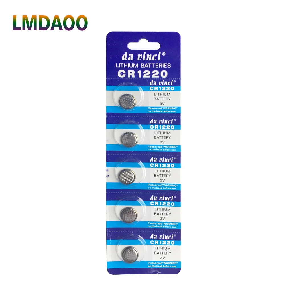 Литий ионный аккумулятор Lithim 5 шт. 3 в CR1220 DL1220 BR1220 ECR1220 LM1220 KCR1220 L04 5012LC|Часовые
