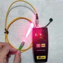 O envio gratuito de fibra óptica laser 50mw 30 10mw 1mw localizador visual falha vfl fibra detector cabo testador