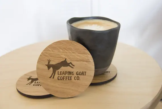 

personalized rustic wedding table Wooden Etched Coasters Keepsake Favours Guests birthday bridal baby shower party company gifts
