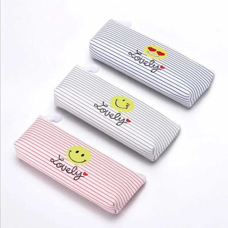 Cute Funny Expression Pattern Cosmetic Bag Stripe Zipper PU Makeup Beauty Travel Bag For Women And Men Toiletry Wash Kit Cute Funny Expression Pattern Cosmetic Bag Stripe Zipper PU Makeup Beauty Travel Bag For Women And Men Toiletry Wash Kit