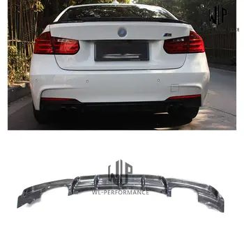 

F30 MT Carbon Fiber Rear Lip Bumper Splitter Diffuser Car Styling for BMW 3 Series F30 M-Tech 320i 328i 335i 2012-UP