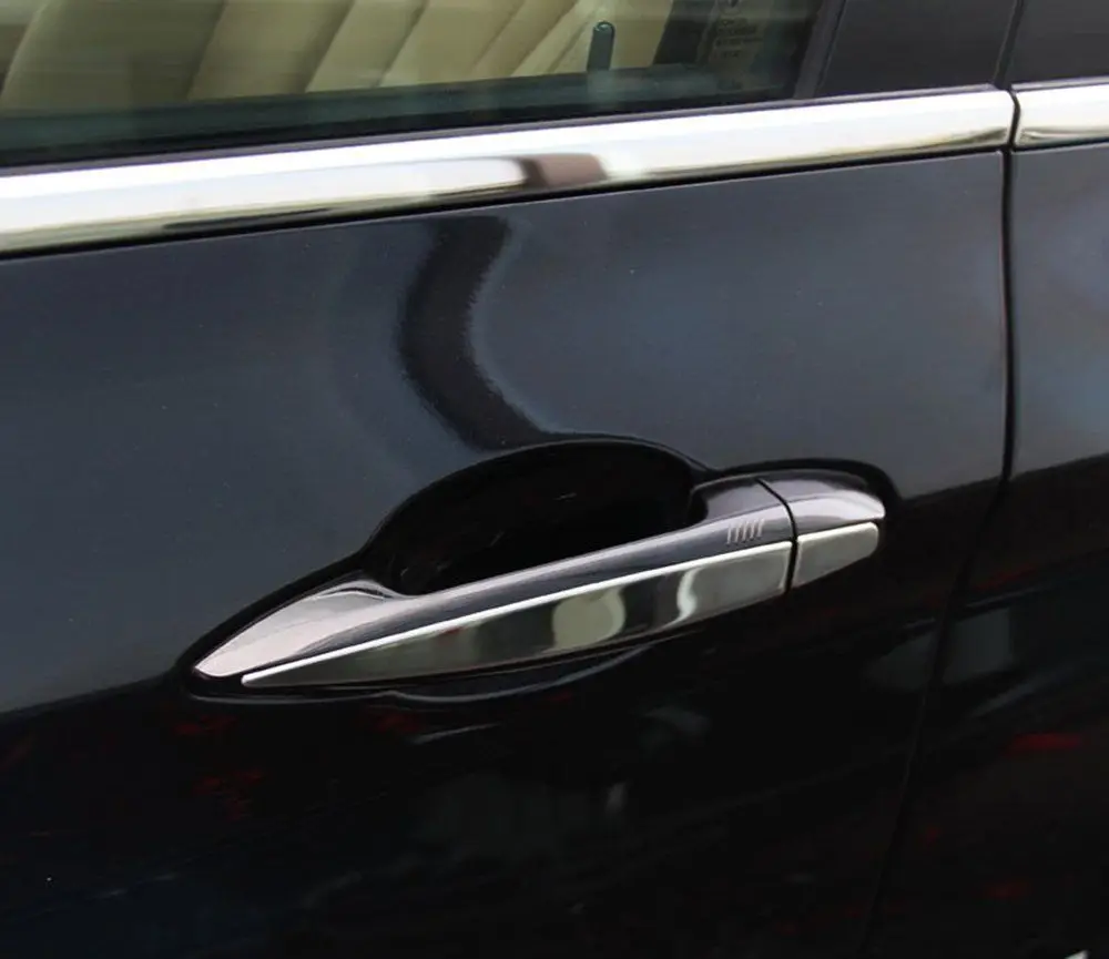 1 Set=8pcs Stainless Steel Car Door Handle Cover Trim for BMW X5 F15
