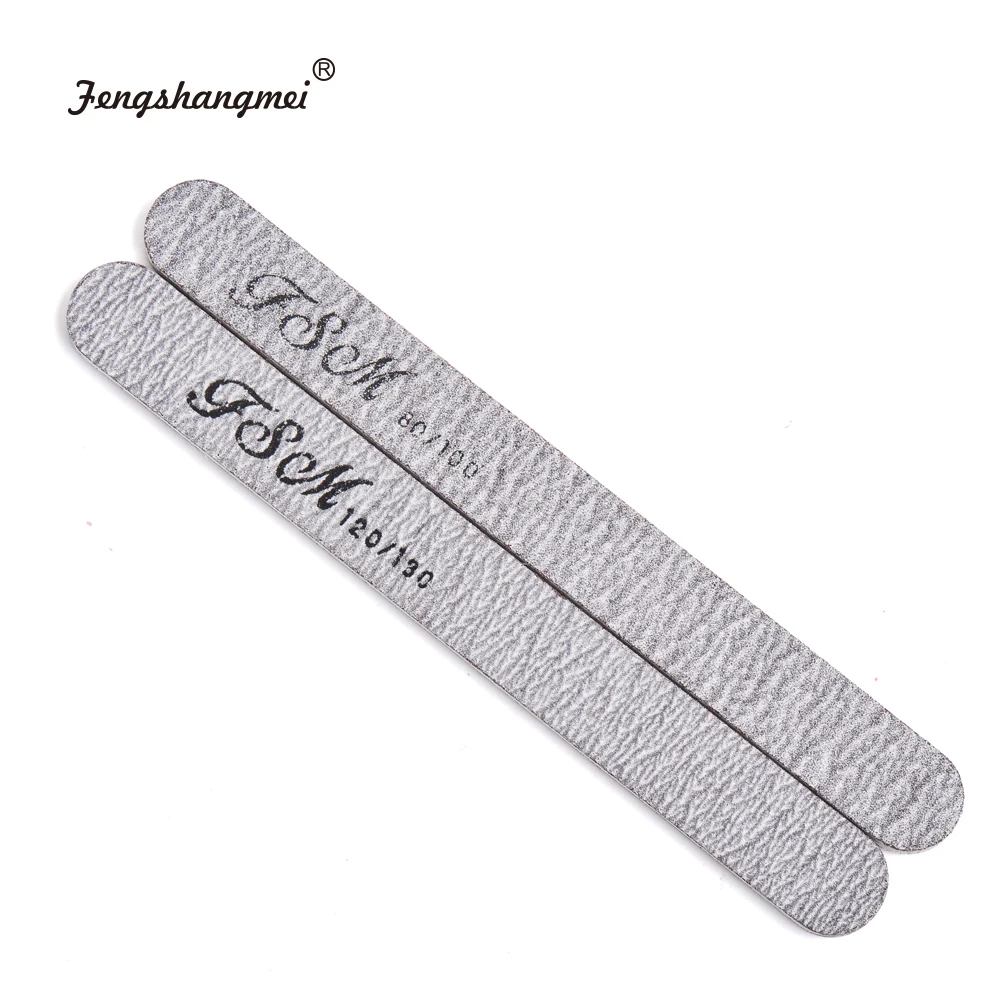 1 шт. Semilune Серый Белый шлифовальная пилка для ногтей советы для дизайна ногтей инструменты для маникюра