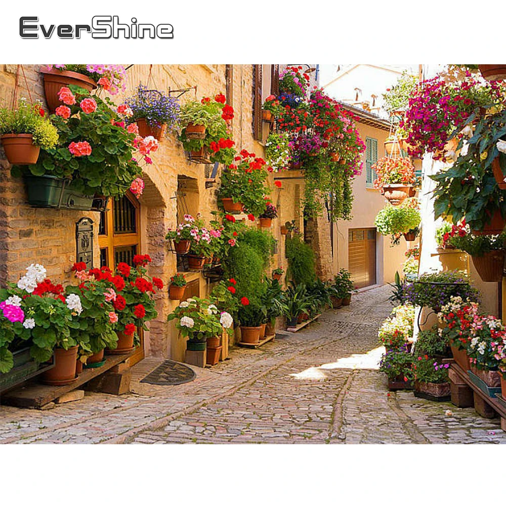 

EverShine 5D Diy Diamond Embroidery Full Display Scenery 5d Diamond Painting Scenic Diamond Mosaic Sale Pictures Of Rhinestones
