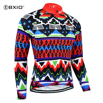 

BXIO Woman Long Sleeve Cycling Jacket Winter Cycling Jersey Remavable/Cycling Fleece Thermal Bike Jersey Bicycle Clothes 027-J