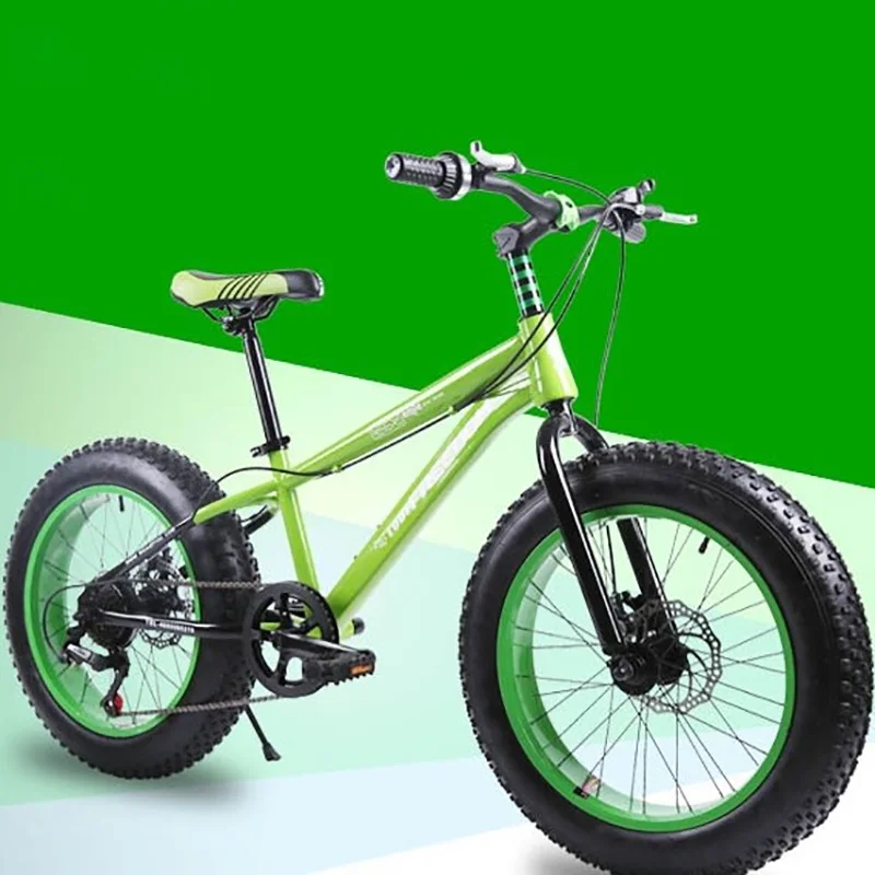 Горный велосипед высокоуглеродистой стали Рама 20 дюймов двойной дисковый тормоз системы складной портативный велосипед - Цвет: GREEN
