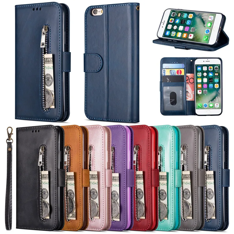 

Luxury Wallet Case For Coque iPhone 6 6S Case Wallet Cover Funda iPhone 6 Plus Case Leather Cover For iPhone 6 Plus Phone Cases