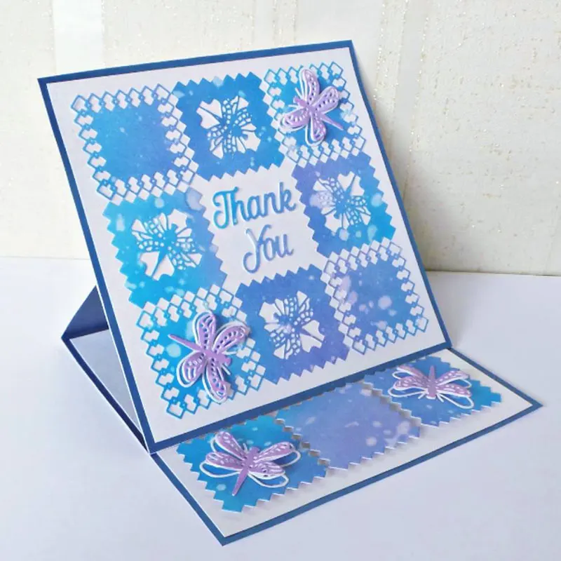 

JC Metal Cutting Dies Scrapbooking Dies Cut Stencil Flowers Dragonfly for Card Making Decor Folder Paper Handmade Album Craft