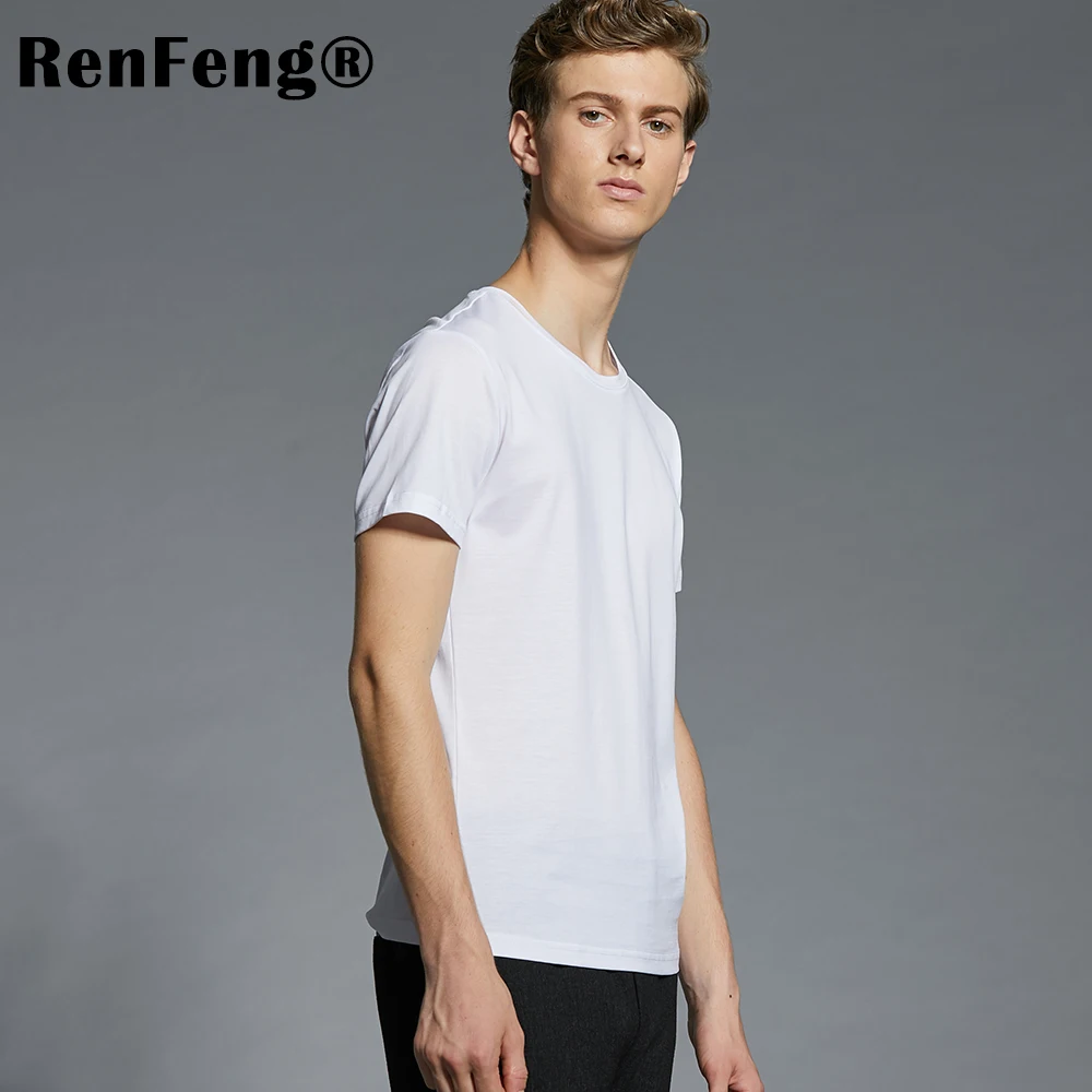 Men's Ice Silk Undershirts tshirt Compression Singlet Underwear Breathable Man Vest Bottoming shirts Men Camiseta Masculina (9)