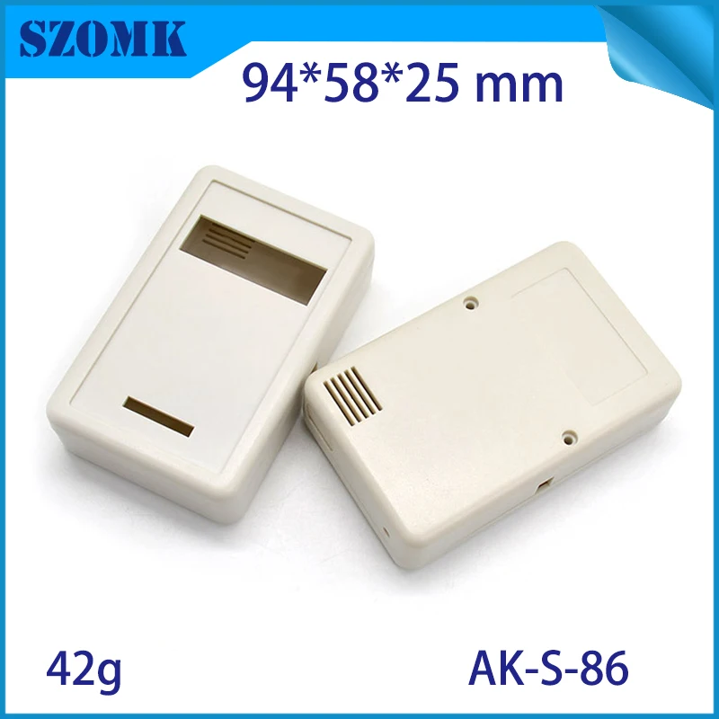 

plastic handheld LCD enclosures keypad abs housing junction box electronics handheld control junction box for pcb power supply