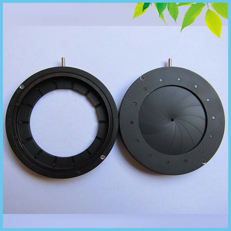 

1.5-36mm Zoom Adjustable Iris Diaphragm Aperture Condenser Laser Camera Parts Condenser with 14 Blades