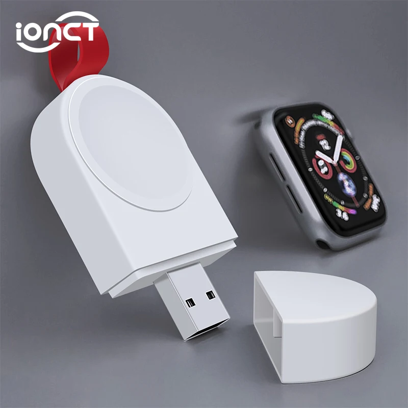 Ionct Беспроводной часы Зарядное устройство для наручных часов iWatch серии 1/2/3/4 Магнитная Зарядка через usb Беспроводной для наручных часов Apple Watch, Зарядное устройство