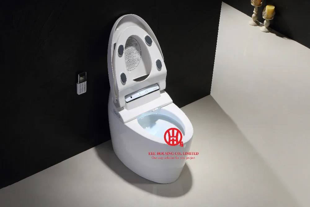 Умный комод умный туалет автоматическая функция один кусок американский стандарт умный туалет с экраном и пультом дистанционного управления