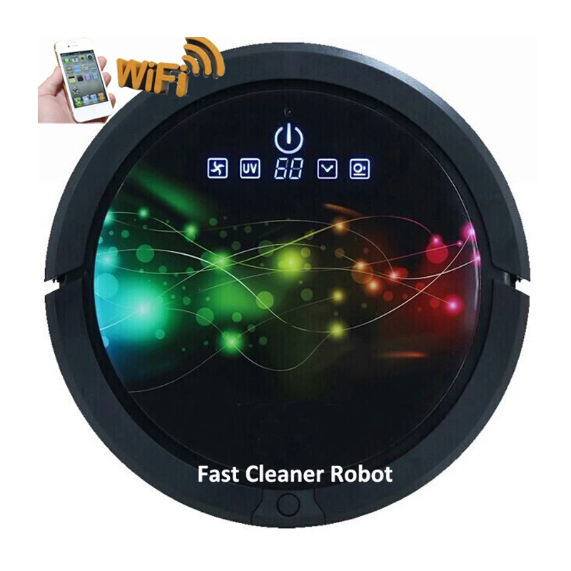 

3350MAH Lithium battery 150ML Water Tank Robot Vacuum Cleaner Wireless With controlled by your Smartphone