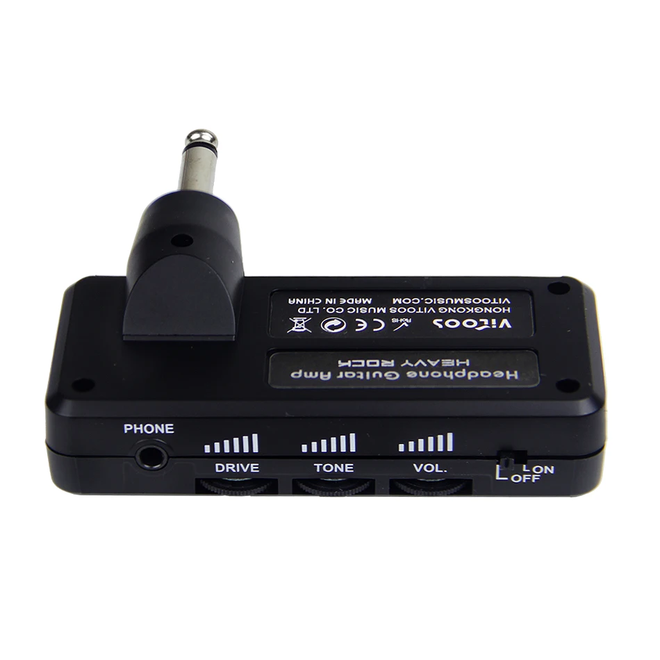 Vitoos HEAVY ROCK Headphone Guitar Amp Mini Guitar Amp Pocket Power Amplifier Guitar Accessories