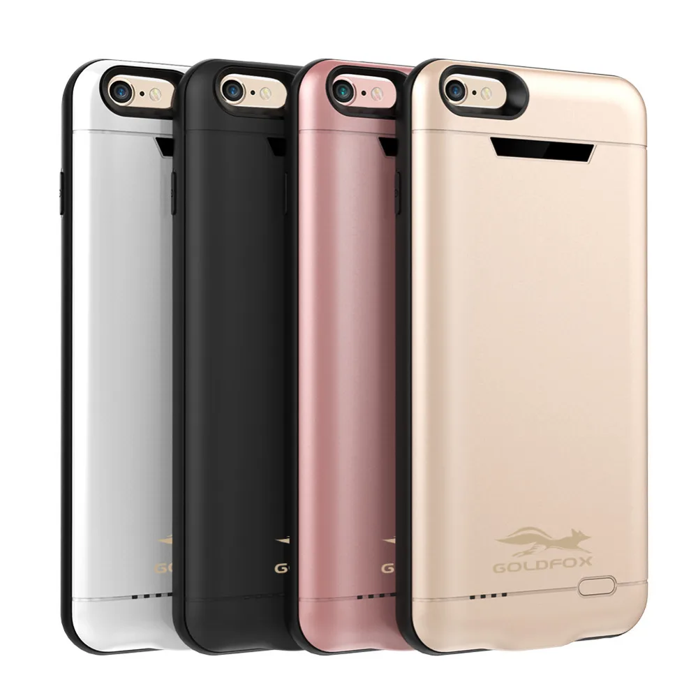 7 7plus Battery Charger Case Smart Phone External Power Cover For Apply iphone 7 7 Plus Extended Battery Charging Cover Case