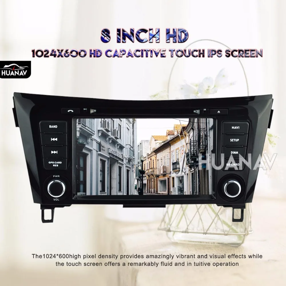 Excellent In dash Car DVD multimedia player GPS navigation for Nissan X-TRAIL Qashqai Dualis Rogue 2013-2017 Android 8.0 auto stereo 3