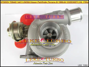 

Turbo GT2052V 726442-0004 726442 14411-2W204 14411-2W20A Turbine Turbocharger For NISSAN Pathfinder TERRANO ZD30ETi 3.0L D 170HP