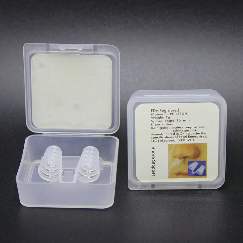

1 Pcs Snore Stopper Anti Snore Device Silicone Nasal Dilators Apnea Aid Device Stop Snoring Nose Clip Nose Breathing Anti Snore