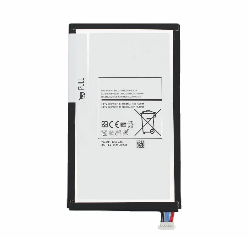 1x4450 мА/ч, T4450E 3.8VDC Замена Батарея для samsung Galaxy Tab 3 8,0 T310 T311 T315 SM-T310 SM-T311 E0288 E0396 батареи