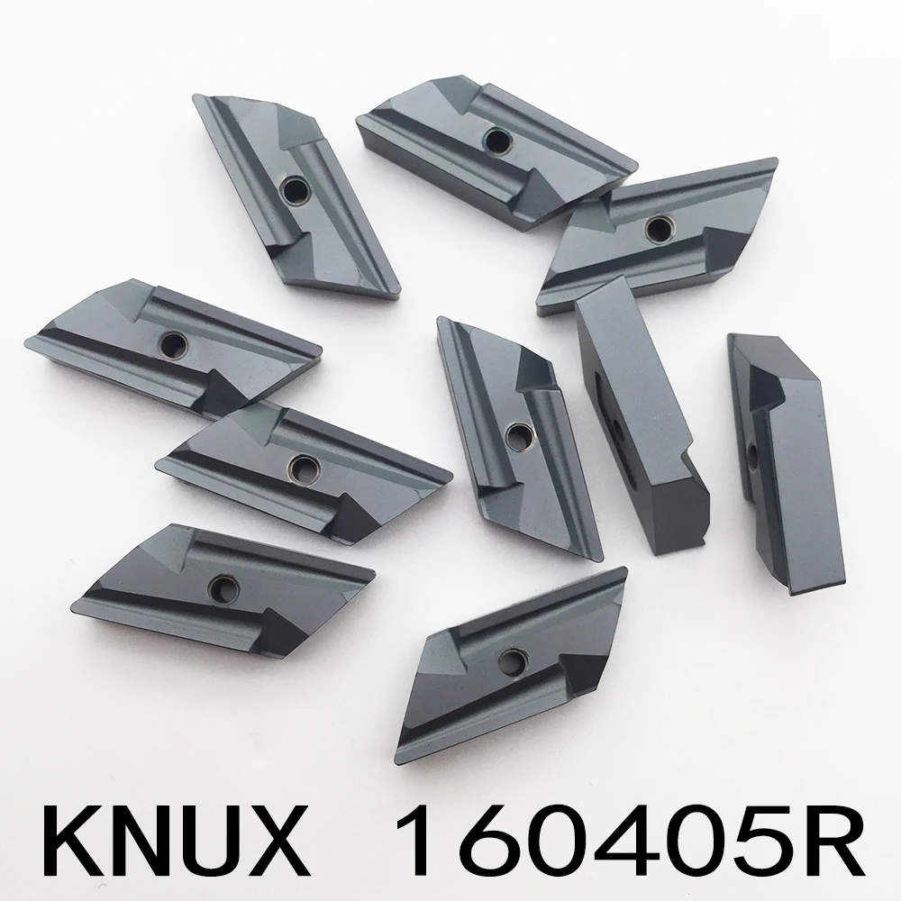 10 шт. KNUX 160405 режущий инструмент KNUX160405R вставки стали токарный инструмент лезвие