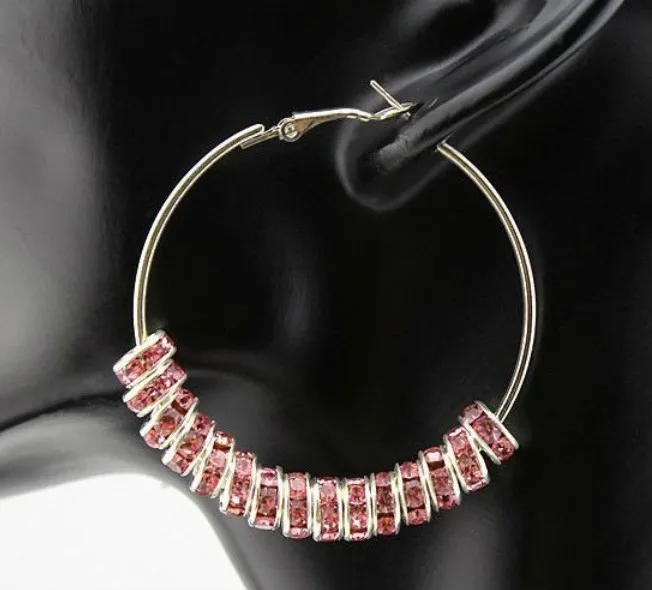 Free shipping 2pcs(1pair)/lot, Silver Plated Basketball wives earring