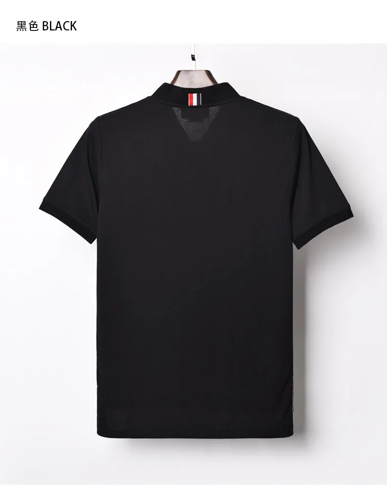 TB thm мужские футболки с v-образным вырезом и коротким рукавом с 3D вышивкой Летние повседневные футболки мужские хлопковые футболки для мужчин