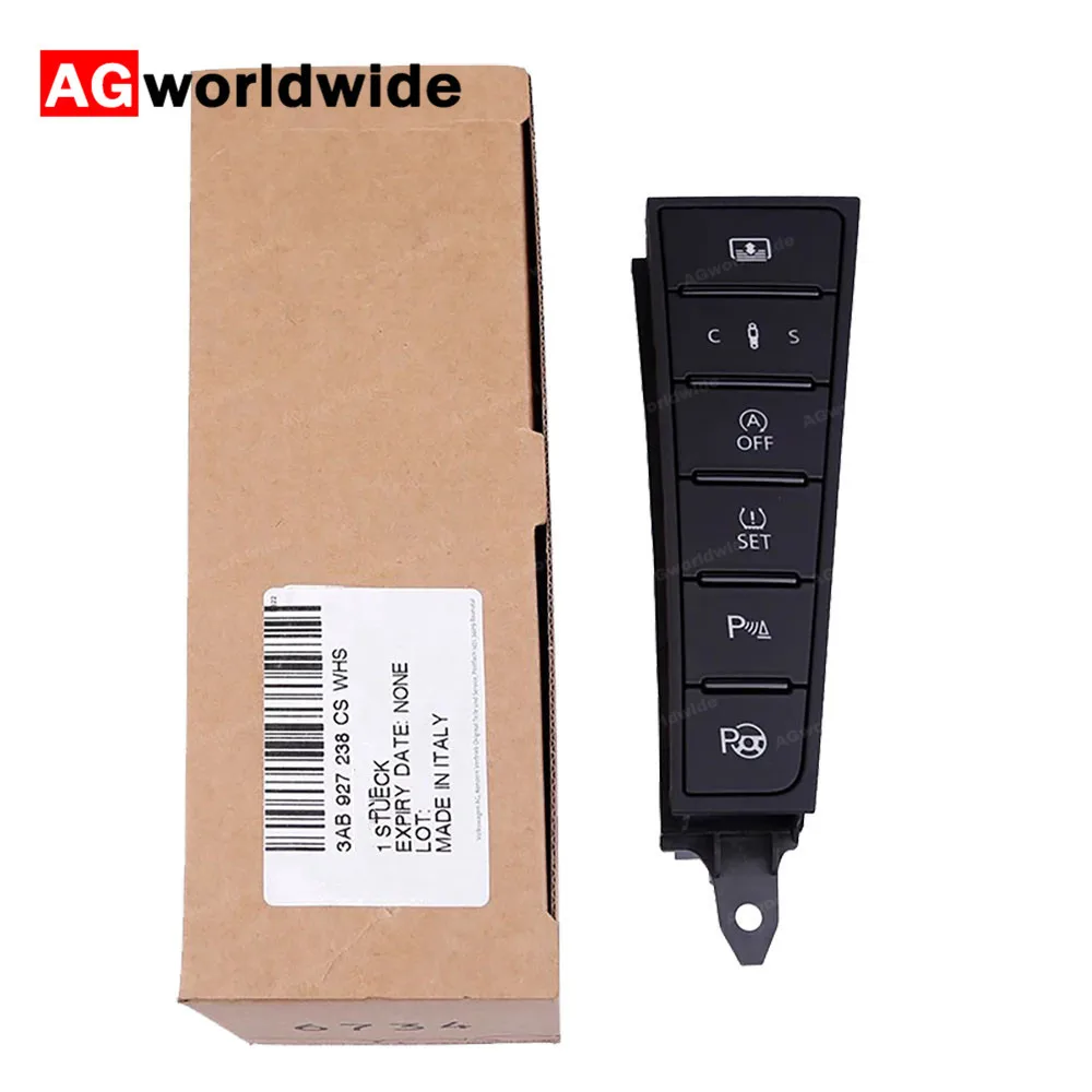 

Curtain Switch Tire Pressure Switch Radar Switch Parking Switch PLA PDC DCC OFF SET Combination Button For VW PASSAT B7 CC