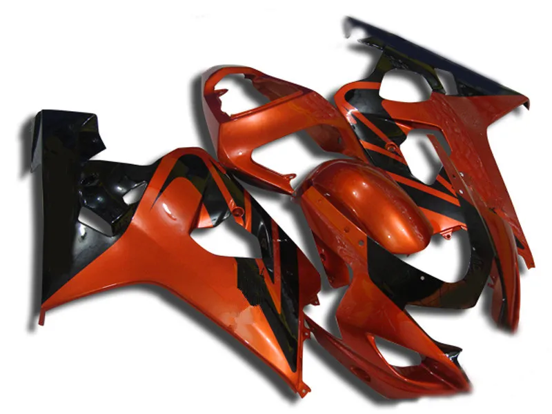 Набор обтекателей мотоцикла для GSXR600 750 K4 04 05 GSXR 600 GSXR750 2004 2005 ABS оранжевые черные