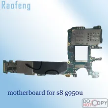 Raofeng разблокирована для samsung S8 g950u материнская плата 64 Гб вся функция материнская плата с полной логика чипа