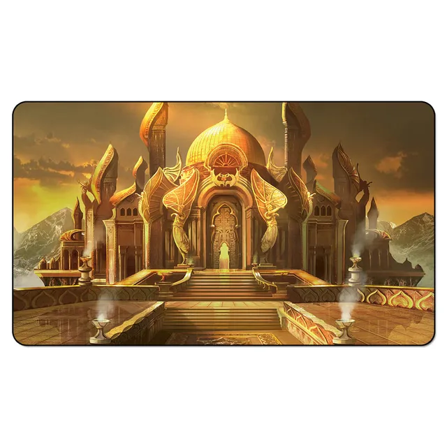 Magic Playmat Magic Guru lands mana art Playmat for Board Game matin