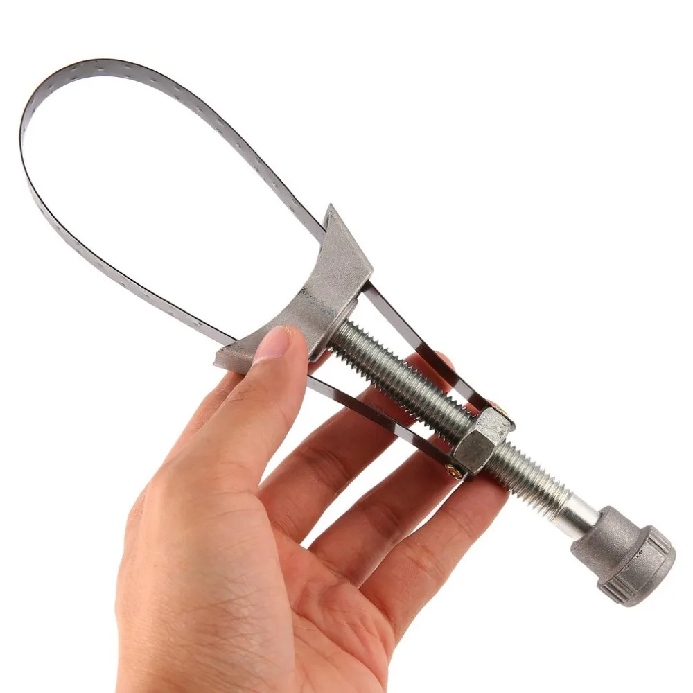 Портативный масляный фильтр ремень гаечный ключ диаметром до 120 мм Регулируемый масляный фильтр инструмент для удаления Портативный Автомобильный Ручной инструмент