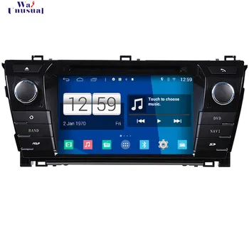 

WANUSUAL 2017 Car-Styling 7'' Android 4.4.4 GPS Navigation for Toyota Corolla 2014 Tape Recorder with GPS WIFI BT 1024*600 Maps