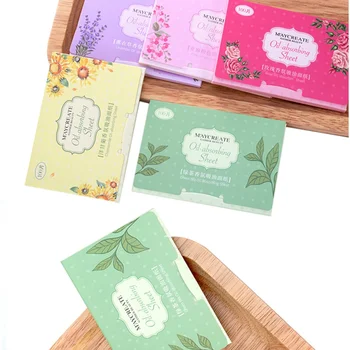 

100 sheets/pack New Tissue Papers Smell Makeup Cleansing Oil Absorbing Face Paper Absorb Blotting Facial Cleanser