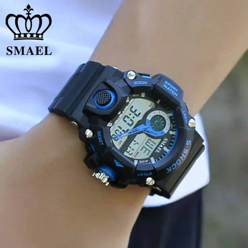 Новые SMAEL часы мужские G стиль Wateproof S Shock спортивные мужские s часы лучший бренд класса люкс светодиодный цифровые часы военные армейские наручные часы