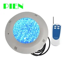 Светодиодный RGB подводный светильник для бассейна с поверхностным креплением 12 В AC DC водонепроницаемый IP68 с пультом дистанционного управления 18 Вт 35 Вт