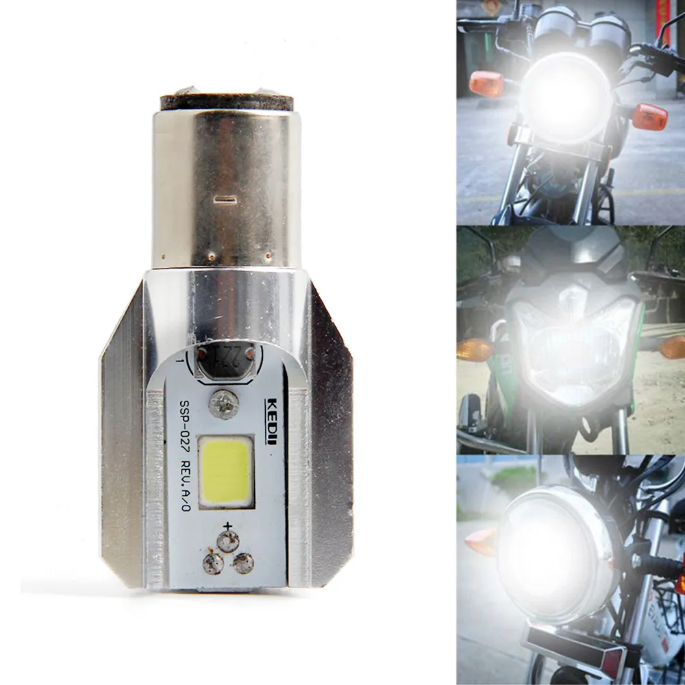 

2Pc H6 Led Motorcycle Headlight Scooter Bulb Ba20d 6000k Light ATV Moto Motorbike Accessories Fog Lamp For Suzuki For Honda etc