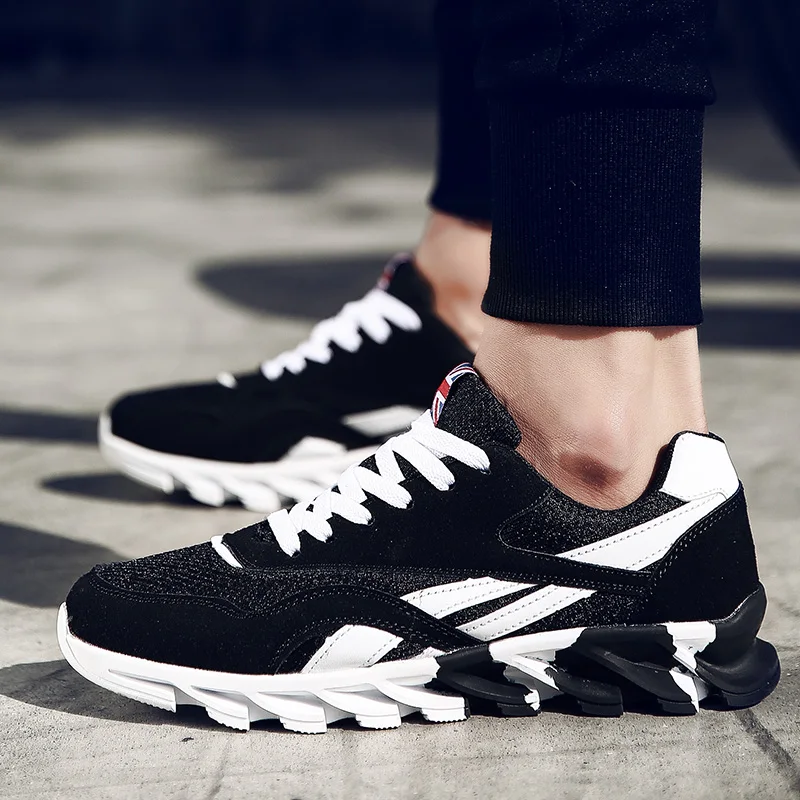 

Weweya Light Men Running Shoes Mesh Breathable 2019 Sports Shoes Lace-up Athletic Sneakers Outdoor Walking Jogging Trainers New