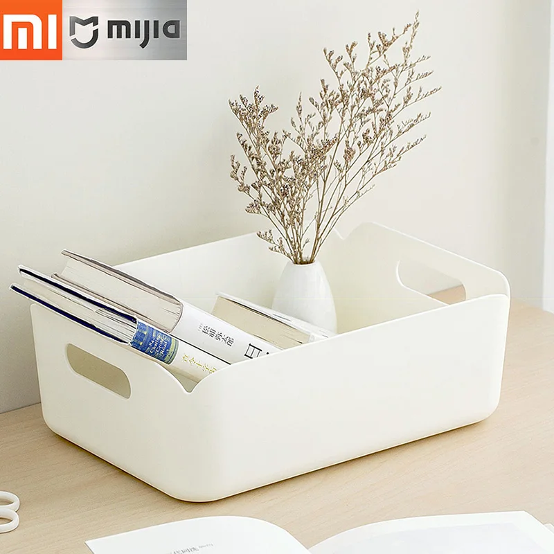 

Xiaomi Square Desktop Storage Box Multi-purpose Storage Box Cosmetics,Daily Necessities,Cleaning Supplies,Stationery Storage Box
