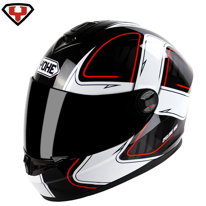 YOHE YH966 мотобайк Casco Capacete De Moto зимний теплый водонепроницаемый ветрозащитный мотоциклетный полный гоночный шлем