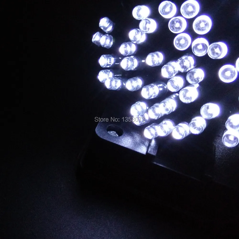 12M Solare Lights Outdoor Solar Powered LED String Fairy automatic Garden waterproof Christmas - white lighting 1-1