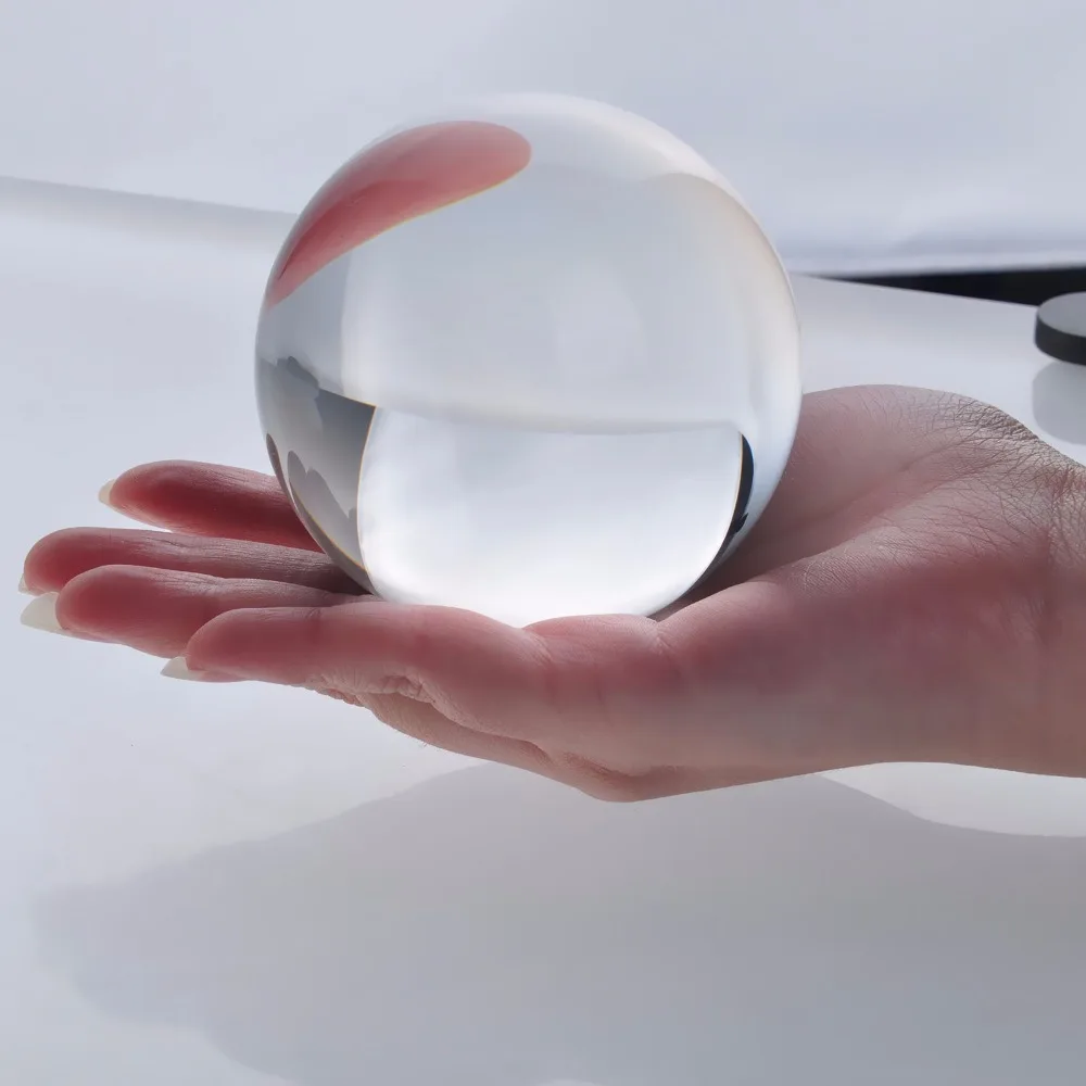 Brezplačna poštnina Brez praske redki naravni kremenčev kristalni stekleni kroglico jasno čarobno kroglico čakra zdravilna dekoracija doma